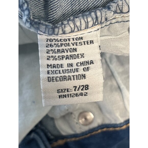 Telepatía Womens Denim Embroidered Cropped Flare Jeans W/ Sunflower & Floral Des - Picture 5 of 9